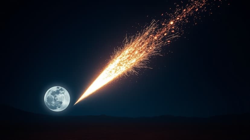 Dual Meteor Showers Peak Under Bright Moon