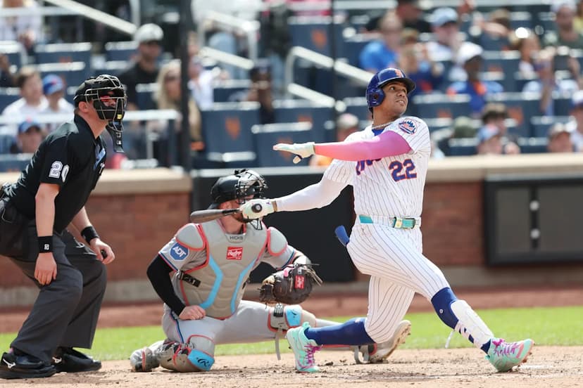 Soto's Slam Sparks Mets Rout Over Marlins