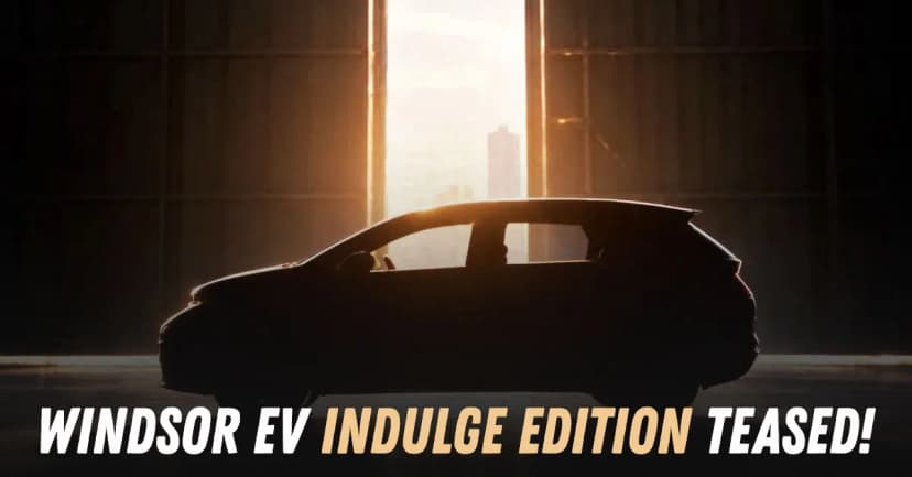 80,000 Sold! MG Windsor EV Unveils Special 'Indulge' Edition