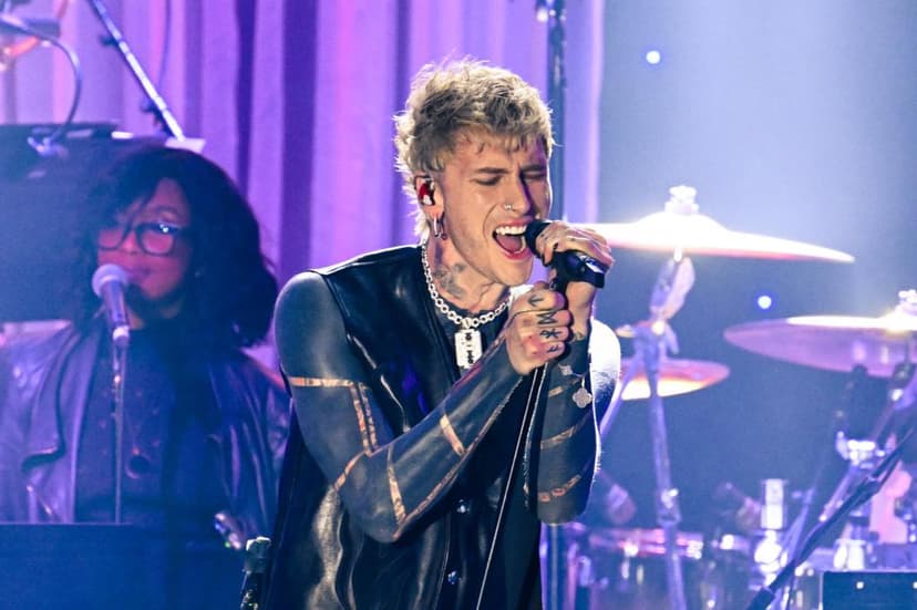 MGK Honors Daughter Saga Blade With New Hand Tattoo