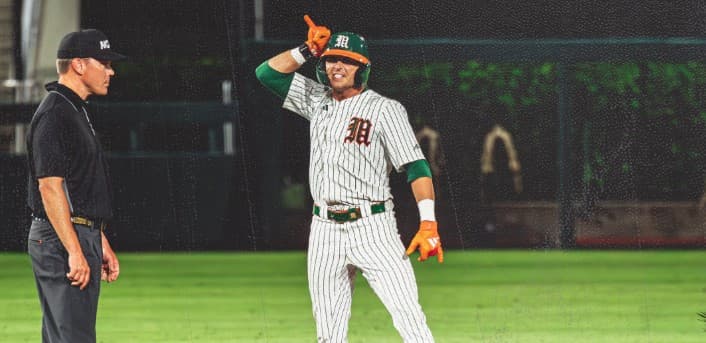 Five-Run Eighth Propels Miami Past Troy in NCAA Opener