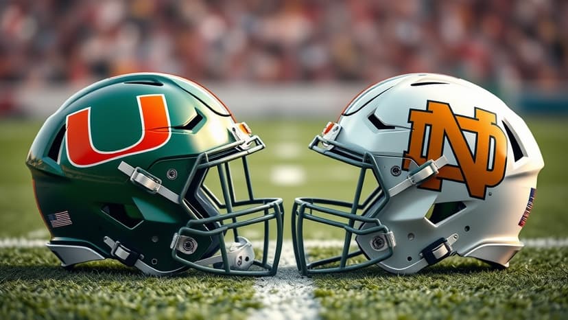 Miami Hurricanes Seek 10th Straight Win at Notre Dame