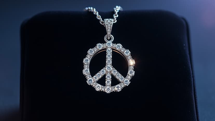 Actress's Mom Loans Diamond Peace Sign for Special Moments