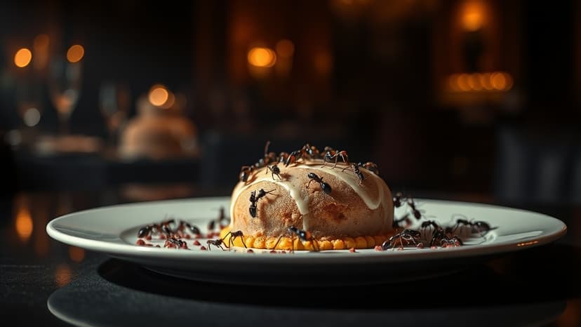 Michelin Chef Faces Jail for Ant Dessert