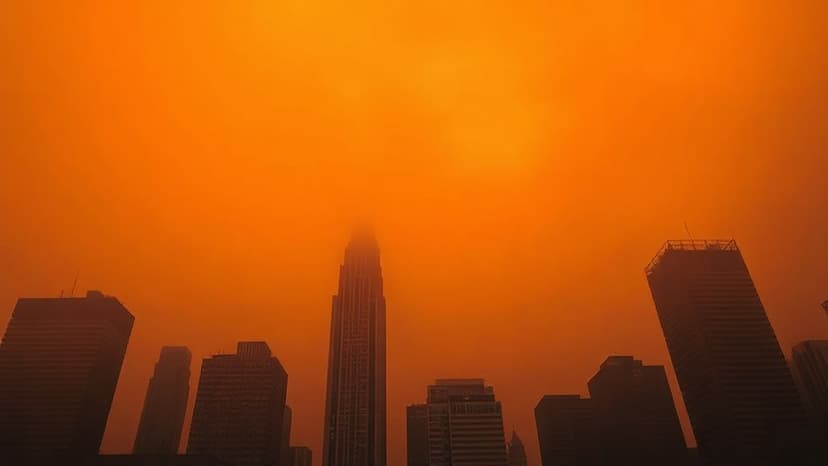 Detroit Air Worst in World Amidst Wildfire Smoke