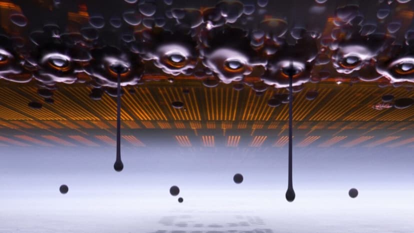 Ink Drops Frozen Mid-Air Win Photo Prize
