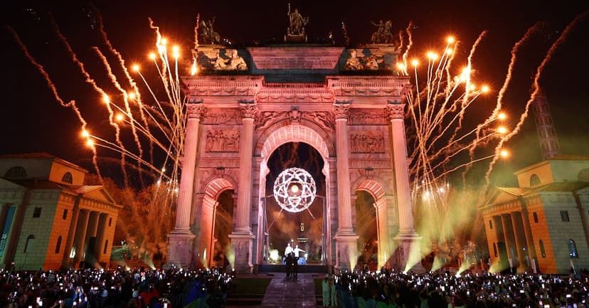 Dual Flames Ignite Winter Olympics in Italy