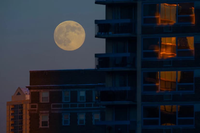 Milwaukee's April Full Moon: Bigger, Brighter