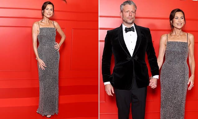 Minnie Driver Dazzles at Emily in Paris Premiere