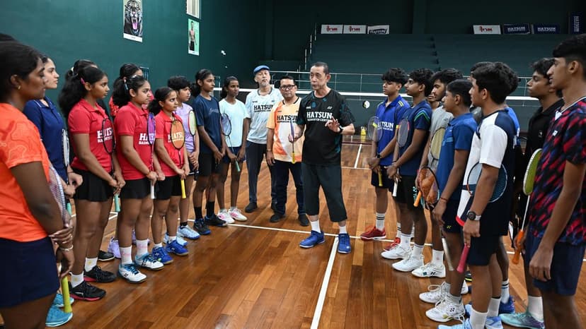 Malaysian Badminton Legend Coaches in India