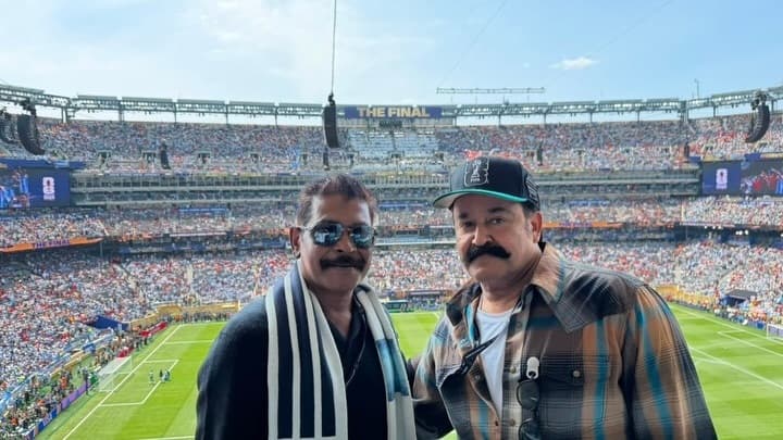 Mohanlal at FIFA World Cup Final!