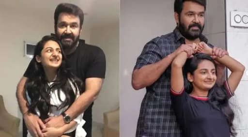 Esther Anil learns from Drishyam's Mohanlal