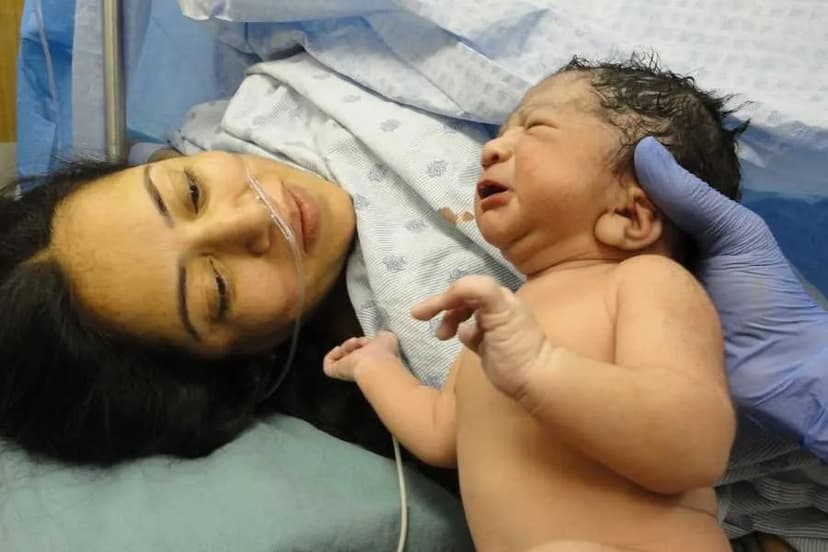 Desperate mother's DIY C-section saves baby