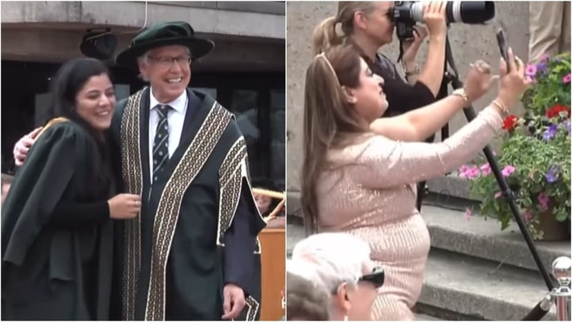 Mom's Punjabi Scream Steals Canadian Convocation