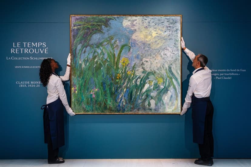 Monet Iris Smashes Records at Paris Auction