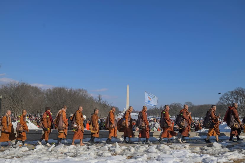 Global Effort Completes Injured Monk's 2,000-Mile Peace Walk