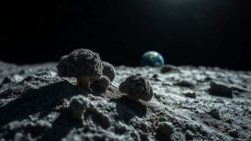 NASA Study: Fungi and Bacteria Can Endure Moon