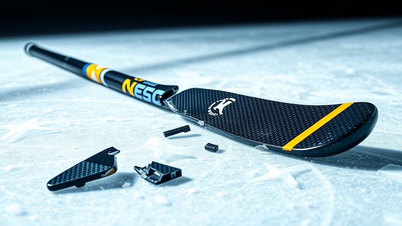 Geekie's Goal Drought: Stick Smashed in Frustration