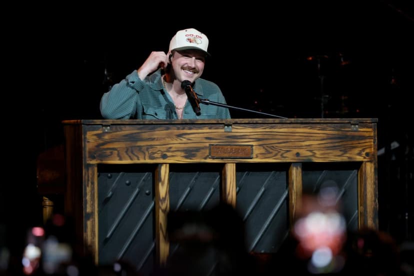 Morgan Wallen Flips Piano Mid-Song in Denver!