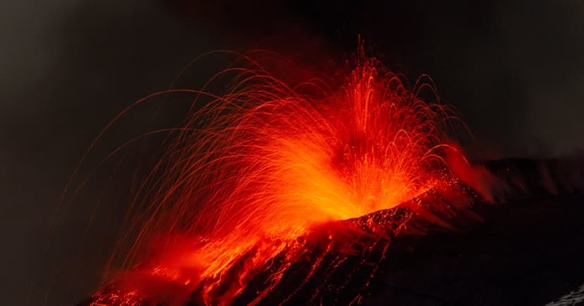 Mount Etna Erupts: Lava Spectacle Seen From Miles Away