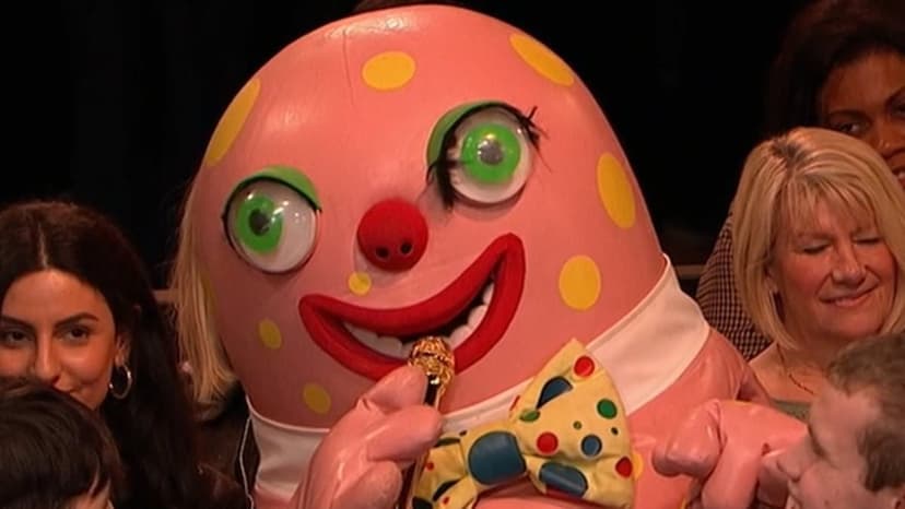 Mr Blobby Terrifies Dan Levy on Live TV