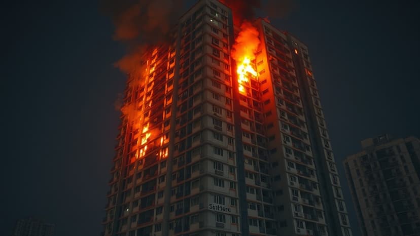 Mumbai Fire Claims Elderly Woman's Life