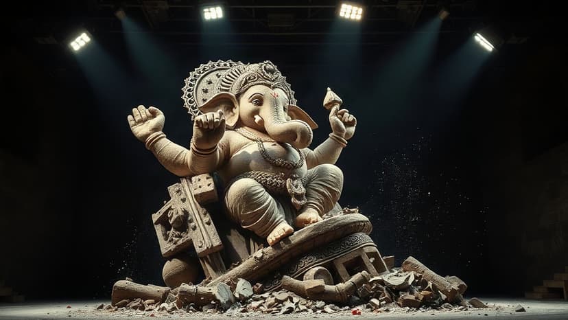 Mumbai Festival Horror: 22-Foot Idol Collapse Kills Two
