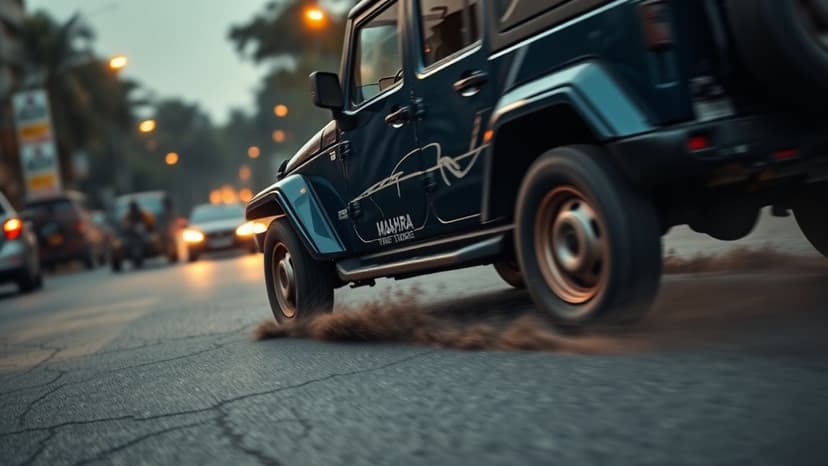 Outrage as Thar Driver Knocks Down Motorcyclists in Mumbai