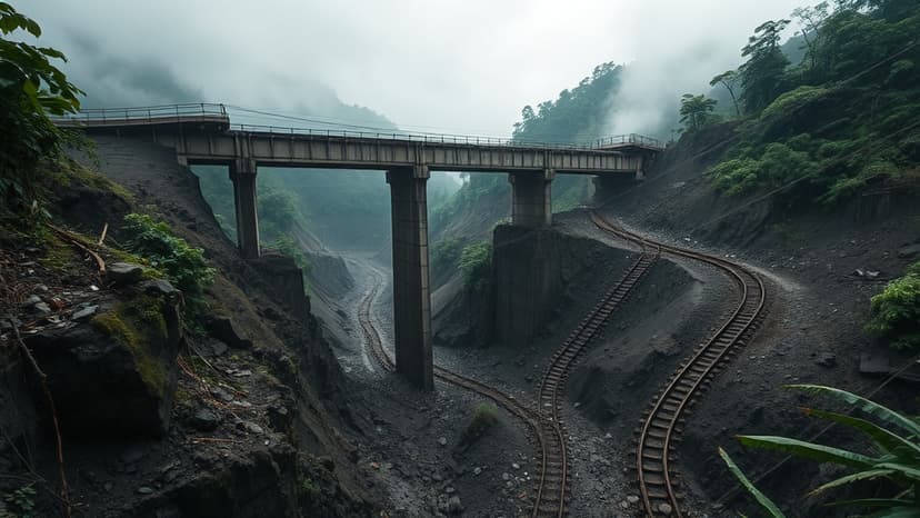 Mumbai-Pune Rail Lines Crippled by Landslides