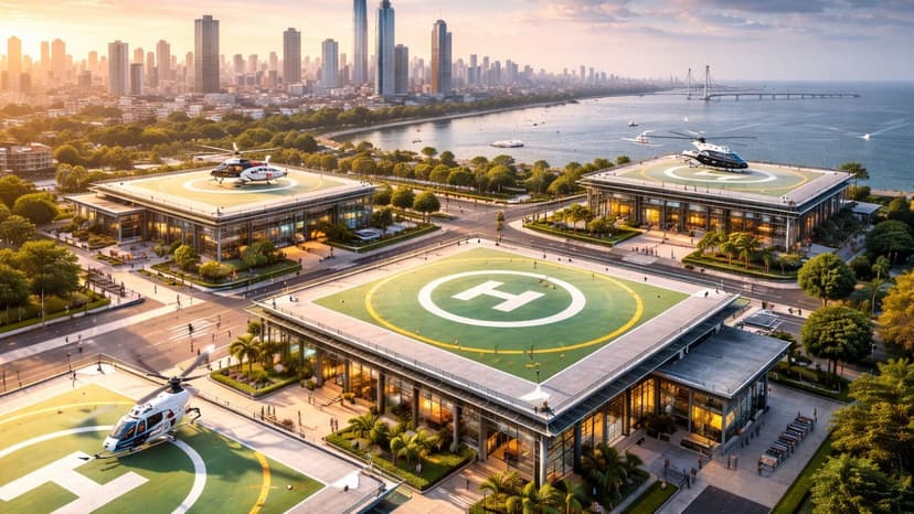 Mumbai Boosts Transit with New Helipad Network