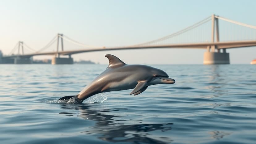 Mumbai Pauses for Dolphin Show at Worli Sea Face