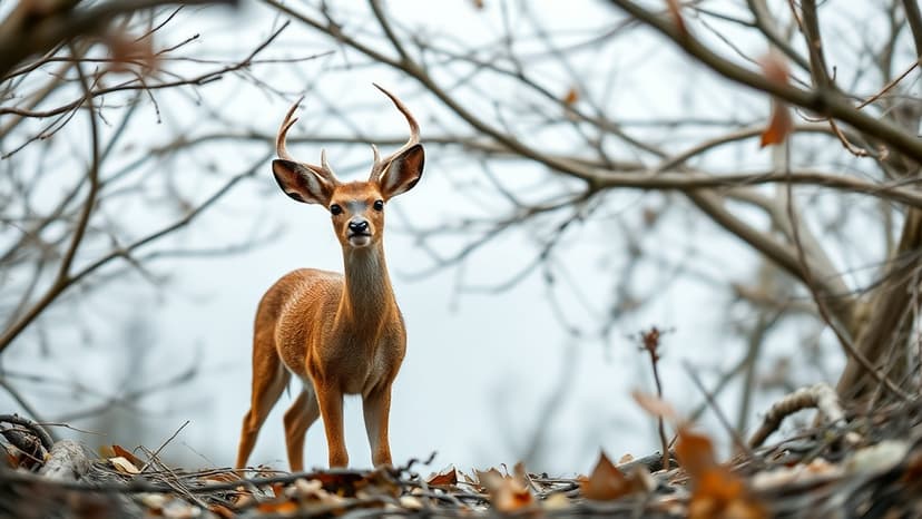 Muntjac Deer Pushing English Turtle Doves to Extinction