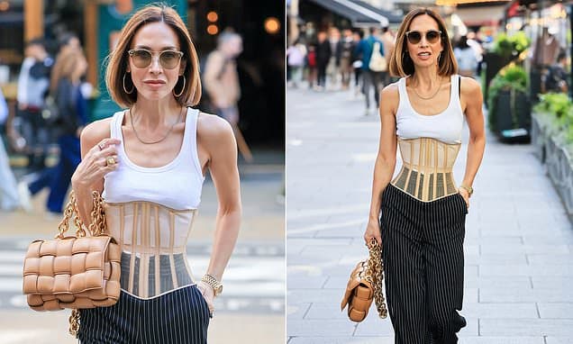 Myleene Klass Stuns in Chic London Studio Look