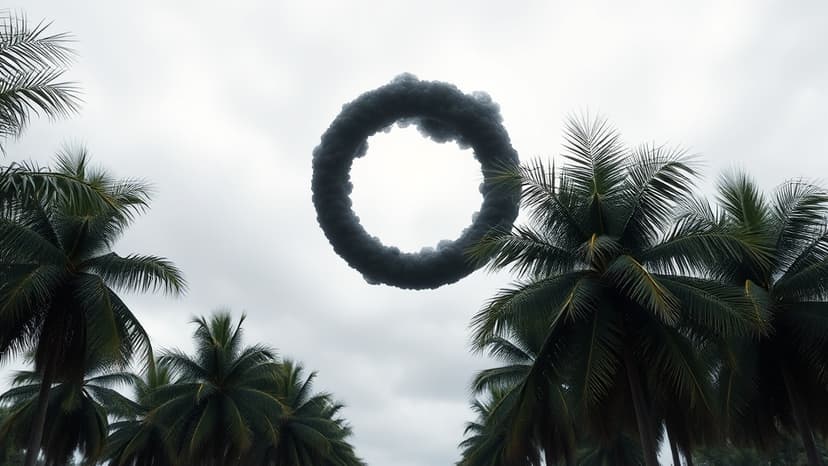 Mysterious Black Ring Hovers Over Disneyland Resort