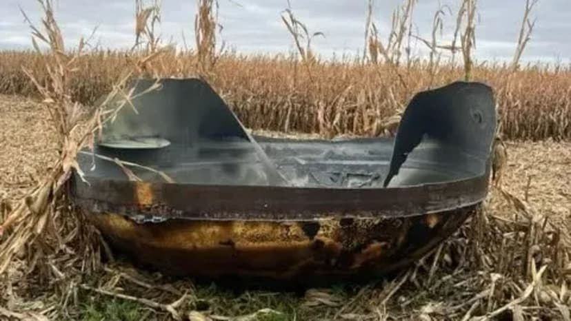 Mysterious Metal Disk Crashes in Minnesota Field