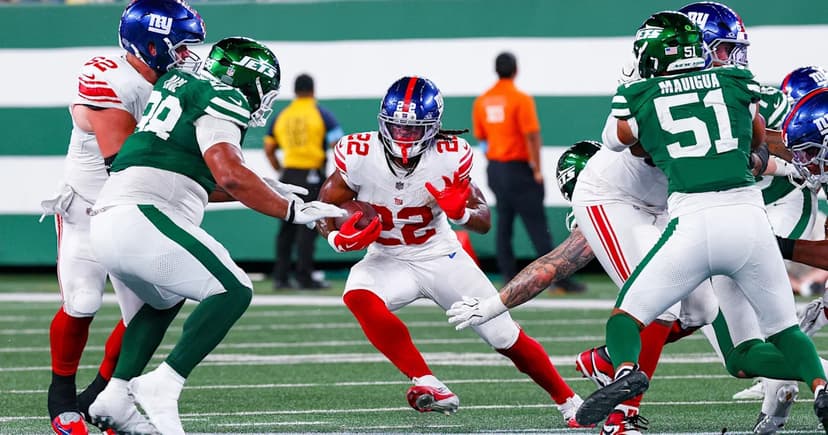 Harris Rises in Giants' RB Rotation