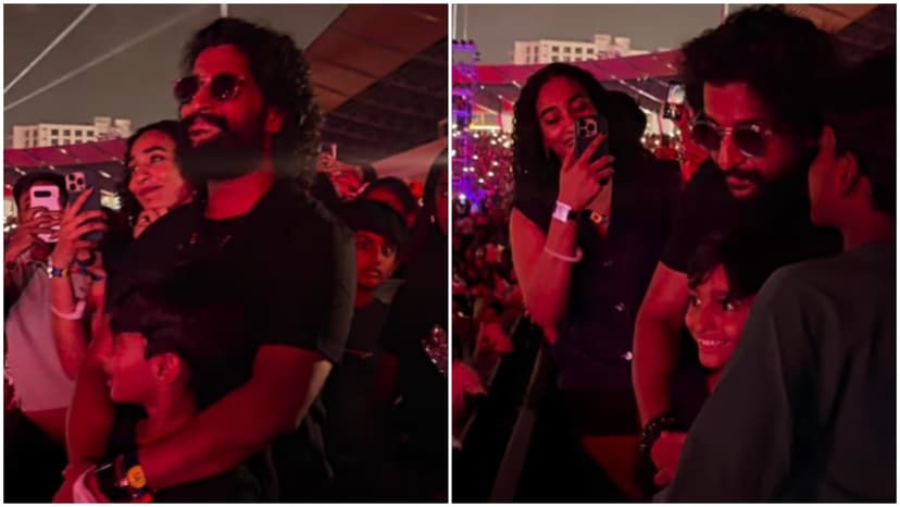 Nani's Family Steals Show at Anirudh's Concert