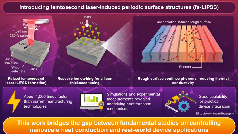 New Laser Patterning Speeds Heat Control