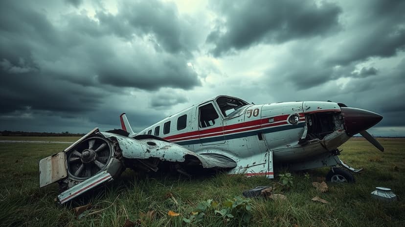 Pilot's Son at Controls in Deadly NASCAR Star Crash