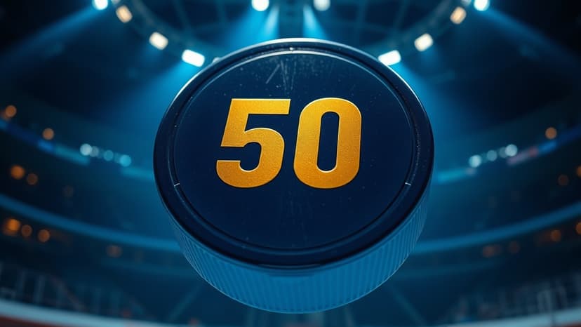 MacKinnon Hits 50 Goals, Leads NHL Scoring Race