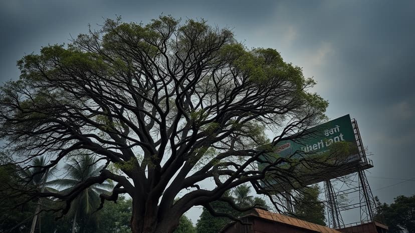 Navi Mumbai Trees Poisoned for Hoardings?