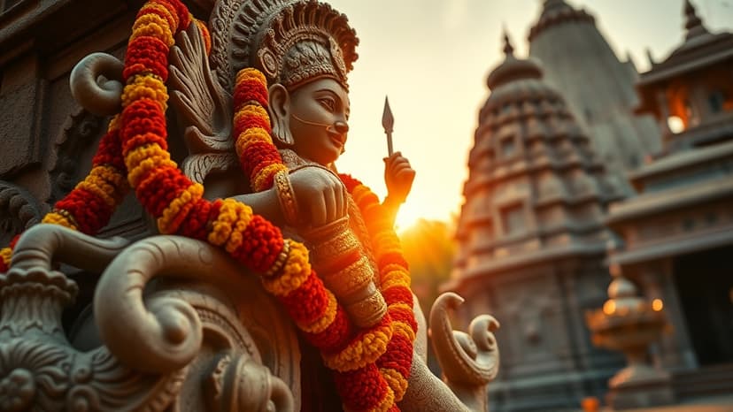 Navratri Begins: City Temples Decked for Nine-Day Festival