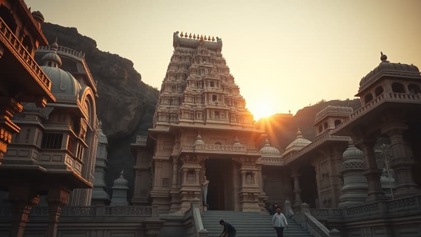 Nayanthara & Vignesh Shivan Seek Blessings at Tirupati