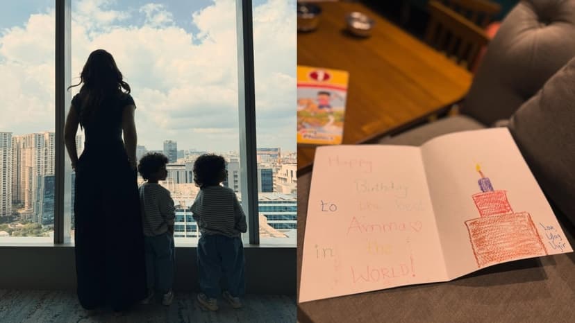 Nayanthara Shares Adorable Birthday Card from Twins