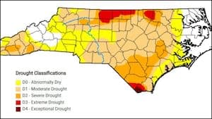 NC Drought Deepens: Water Restrictions Urged