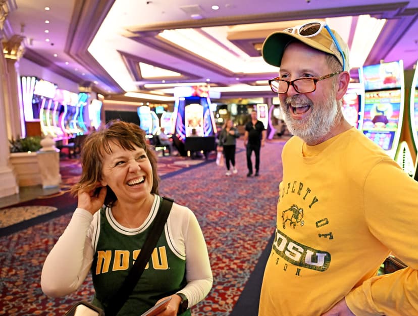 Bison Fans Invade Vegas for Football Showdown