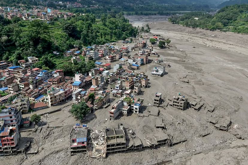 Nepal Avalanche Triggers Deadly Flash Floods