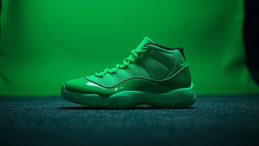New Air Jordan 11 Honors 'Space Jam' Green Screen Magic