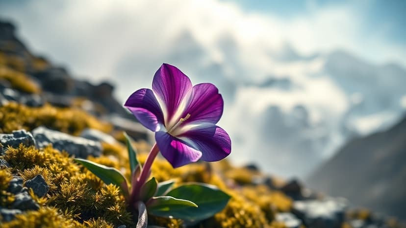 Himalayan Flower Blooms in Legend's Name