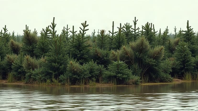 Holiday Trees Get New Life Protecting Coastline